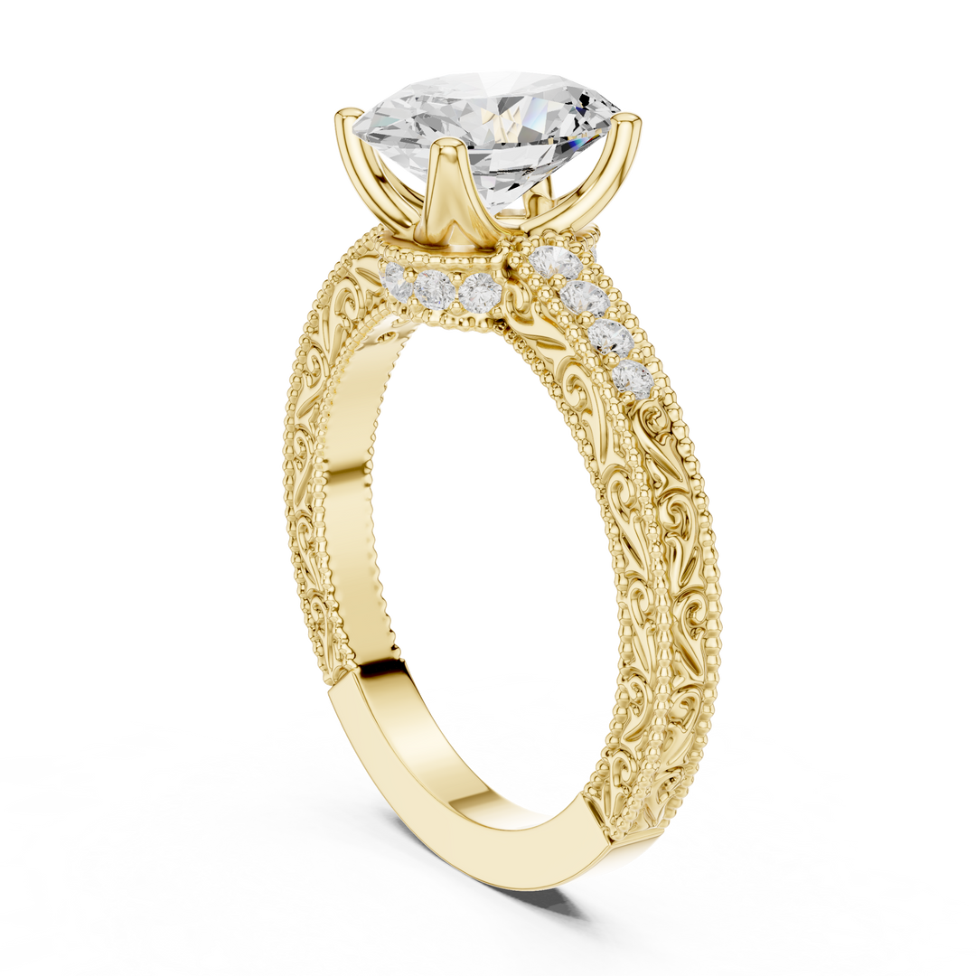 Horizon 2.00ct Oval Diamond Three-Stone Ring