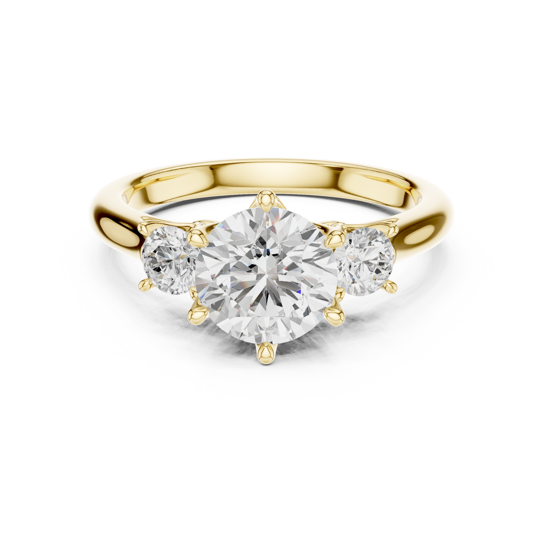 Soleil 1.50ct Round Brilliant Diamond Ring