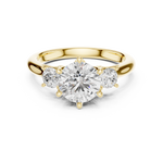 Load image into Gallery viewer, Soleil 1.50ct Round Brilliant Diamond Ring
