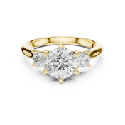 Soleil 1.50ct Round Brilliant Diamond Ring