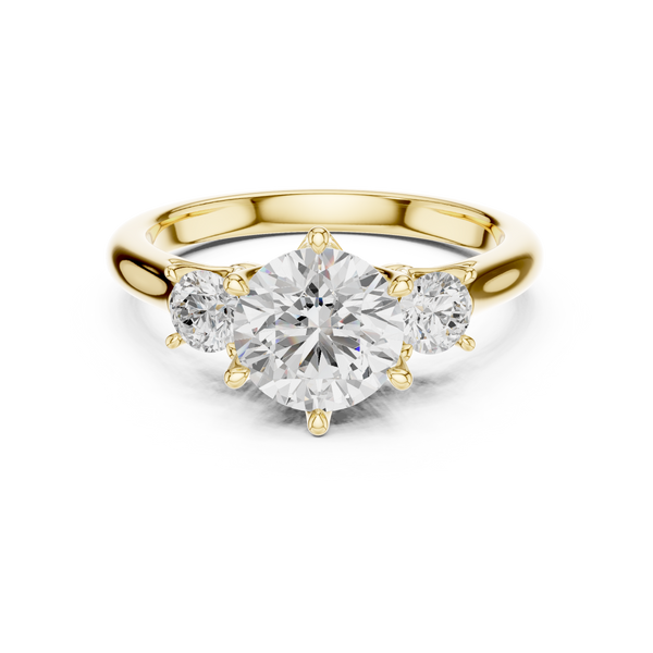 Soleil 1.50ct Round Brilliant Diamond Ring