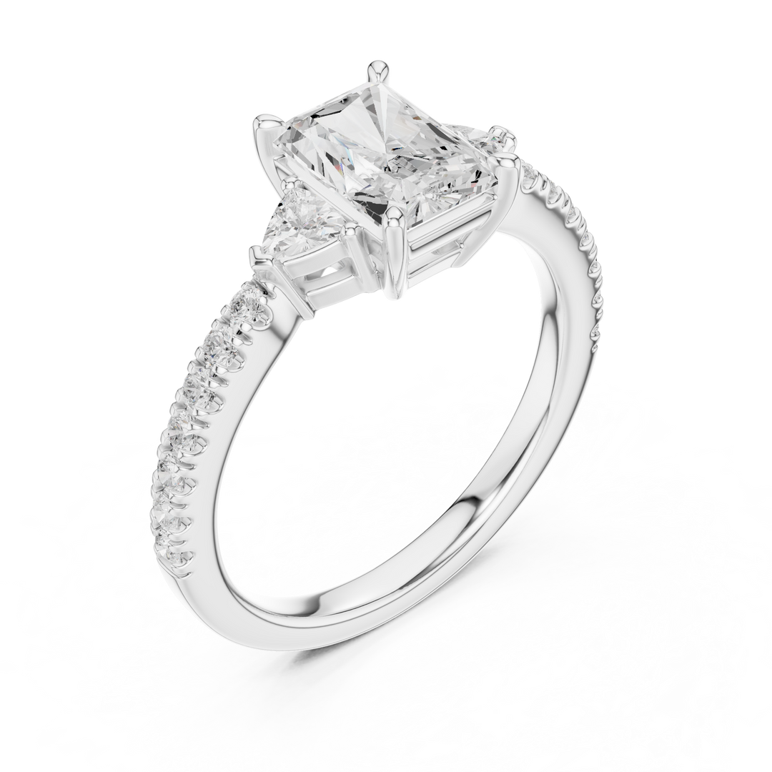 Aurora Radiant Cut Diamond Ring