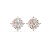 Jyoti Diamond Halo Stud Earrings
