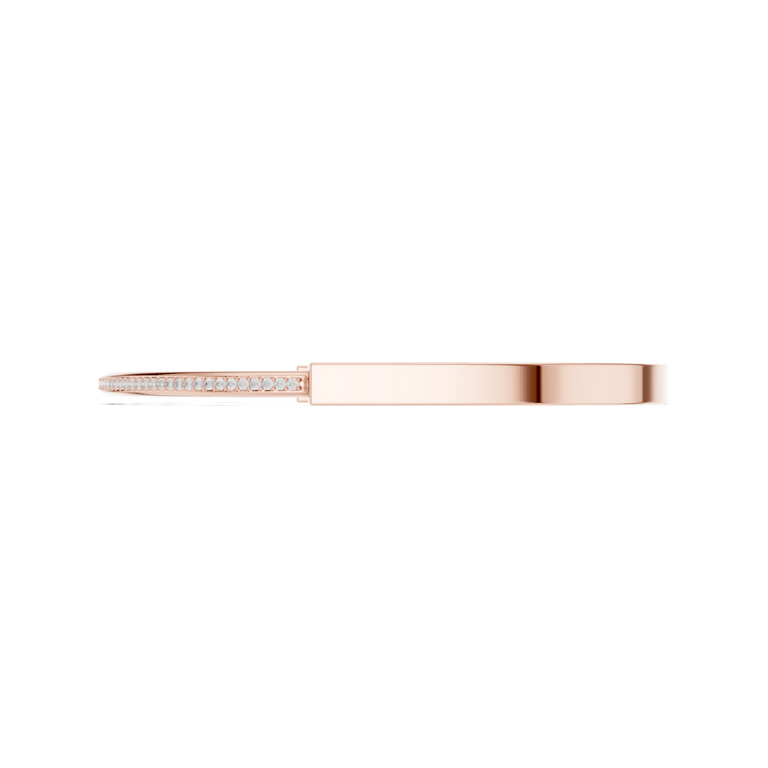 Minimalist Bangle Men's Bracelet — 0.55ct