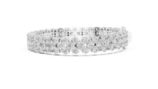 Two-Row Diamond Bracelet — 17.38ct