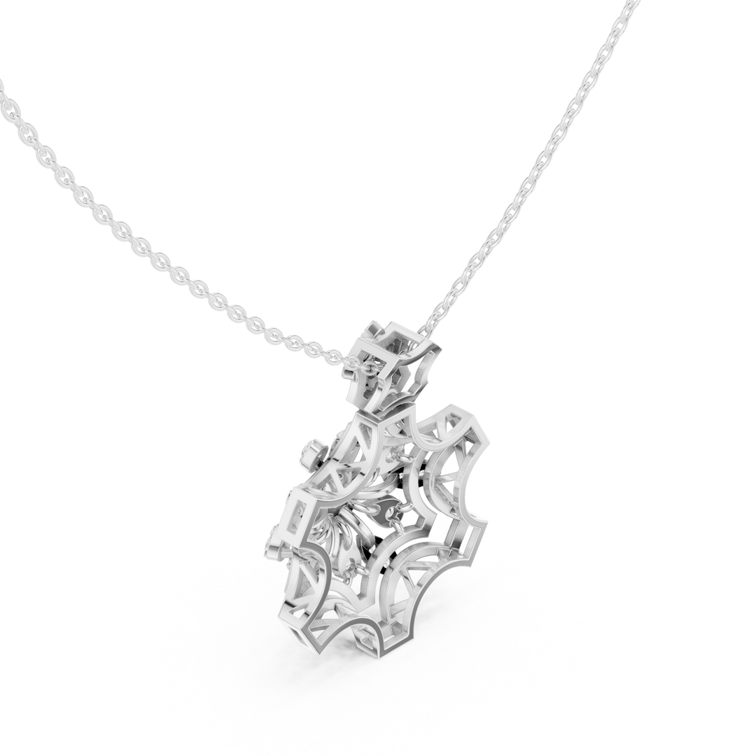 Snowflake Pendant — 0.80ct