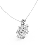Load image into Gallery viewer, Snowflake Pendant — 0.80ct
