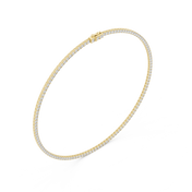 Classic Tennis Necklace — 37.20ct