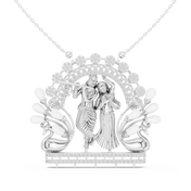 Radha Krishna Pendant — 2.39ct