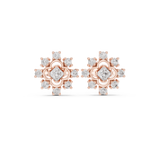 Talia Diamond Solitaire Stud Earrings