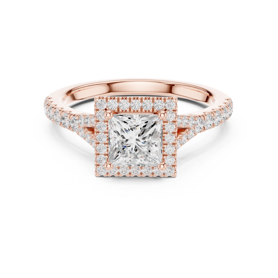 Étoile 1.00ct Princess Cut Diamond Ring