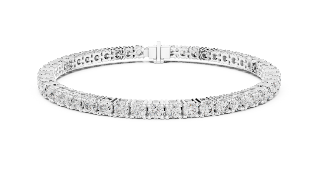 Dense Pavé Tennis Bracelet — 6.37ct