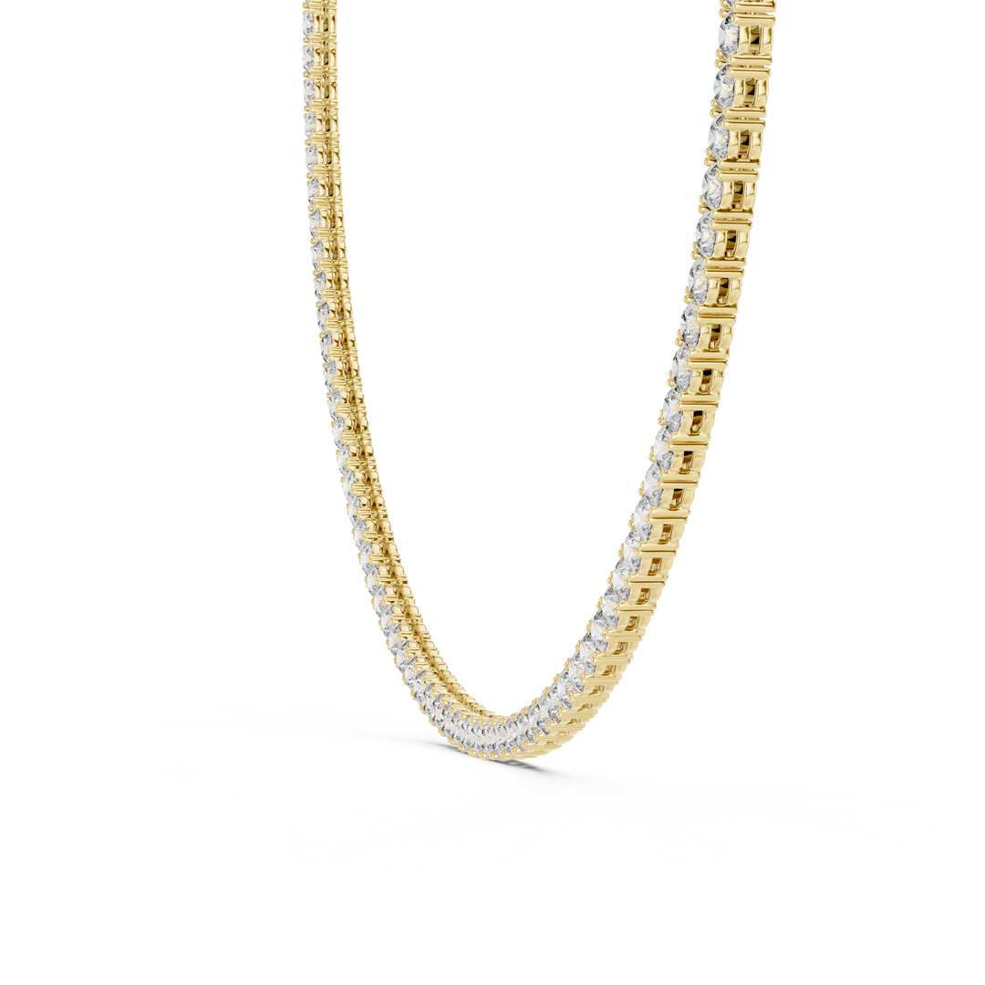 Classic Tennis Necklace — 37.20ct