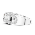 Load image into Gallery viewer, Pavé Split Shoulder Mens Ring — 1.69ct
