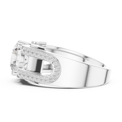 Pavé Split Shoulder Mens Ring — 1.69ct
