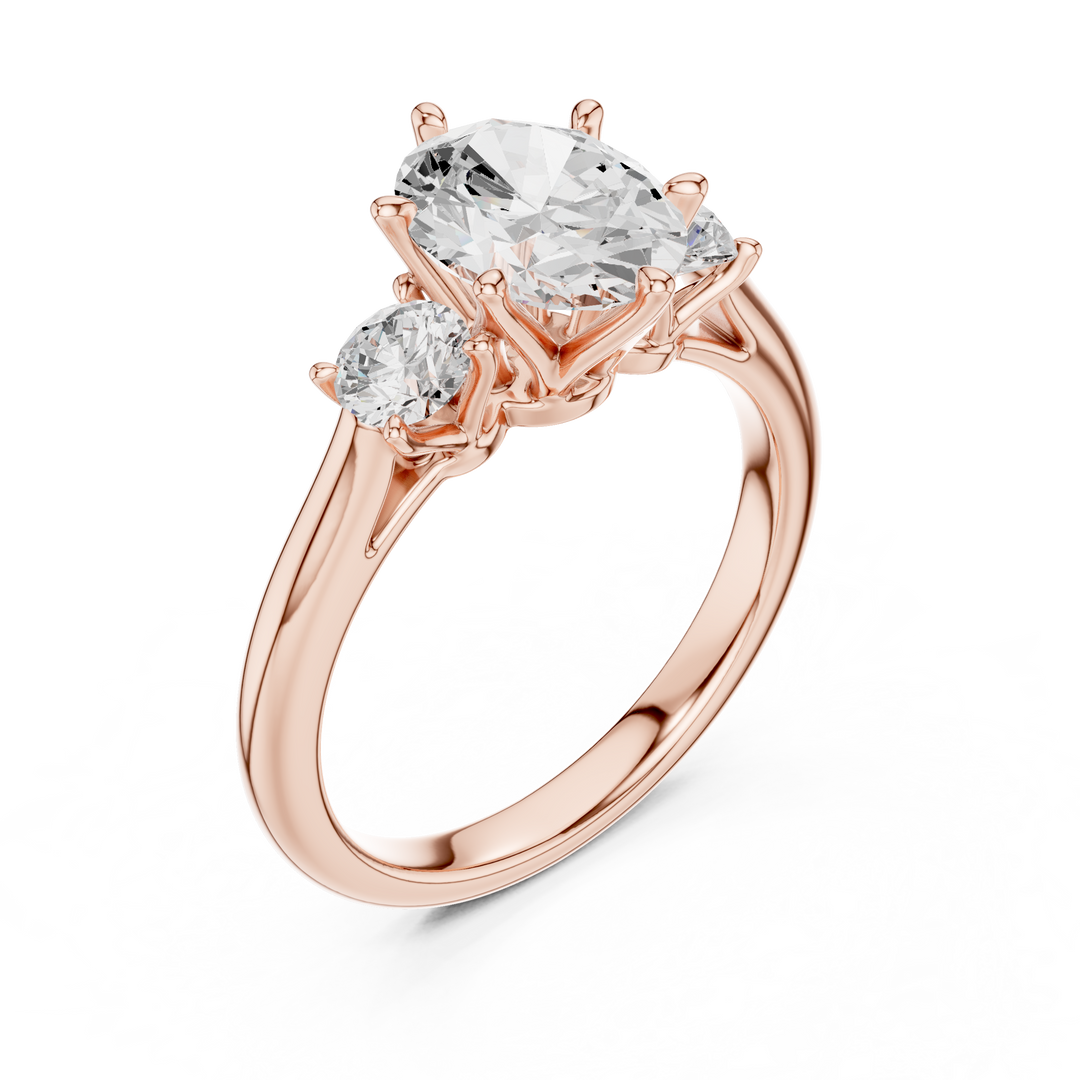 Seraphine 1.50ct Oval Diamond Engagement Ring