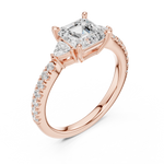 Load image into Gallery viewer, Lumière Asscher Cut Diamond Ring
