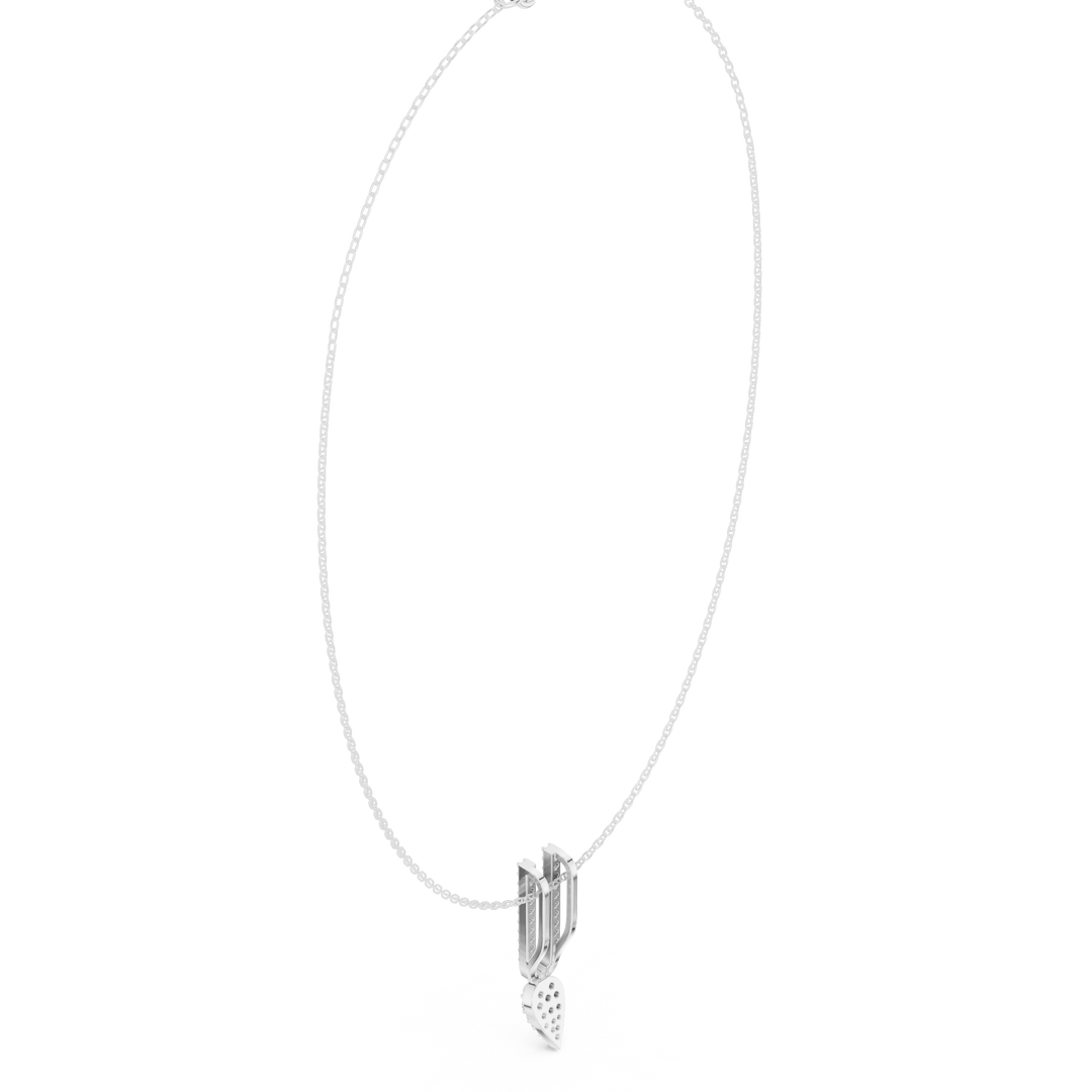 Double-Bar Lariat Necklace — 0.44ct
