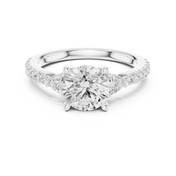 Celestine Round Brilliant Diamond Ring