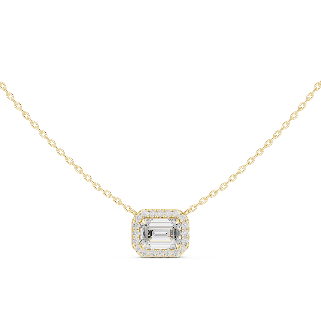 Cushion Halo Pendant — 2.24ct