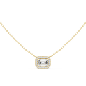 Cushion Halo Pendant — 2.24ct