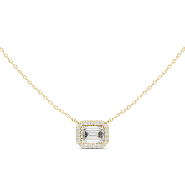 Cushion Halo Pendant — 2.24ct