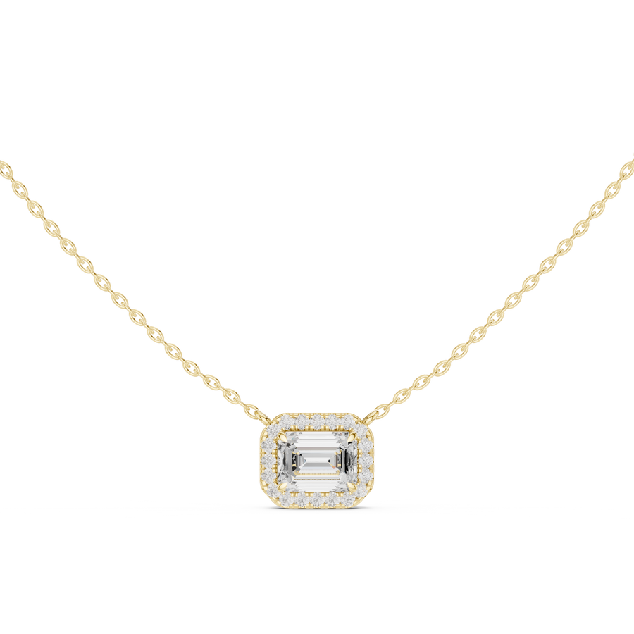 Cushion Halo Pendant — 2.24ct