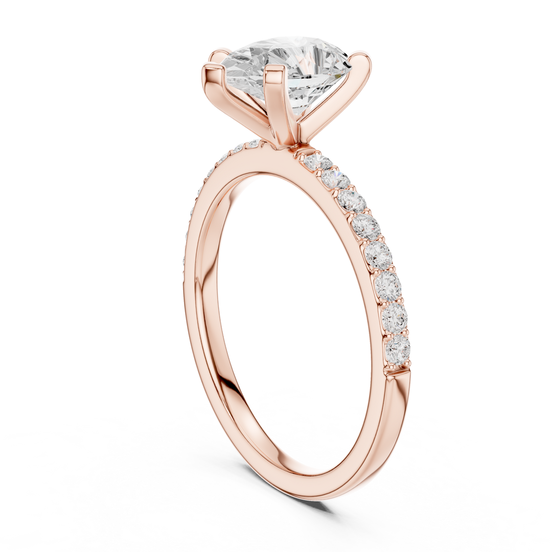 Teardrop 2.00ct Pear Shape Diamond Ring