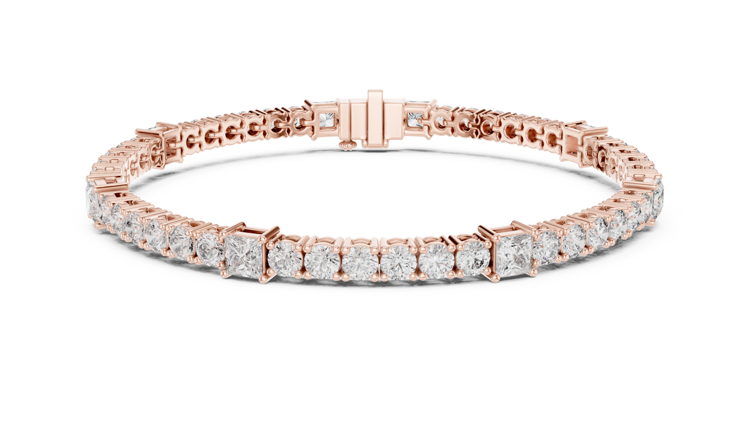 Round Princess Bracelet — 6.62ct