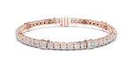 Load image into Gallery viewer, Round Princess Bracelet — 6.62ct
