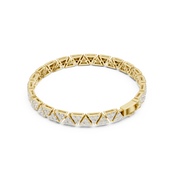Heavy Cuban Link Men's Bracelet — 4.41ct