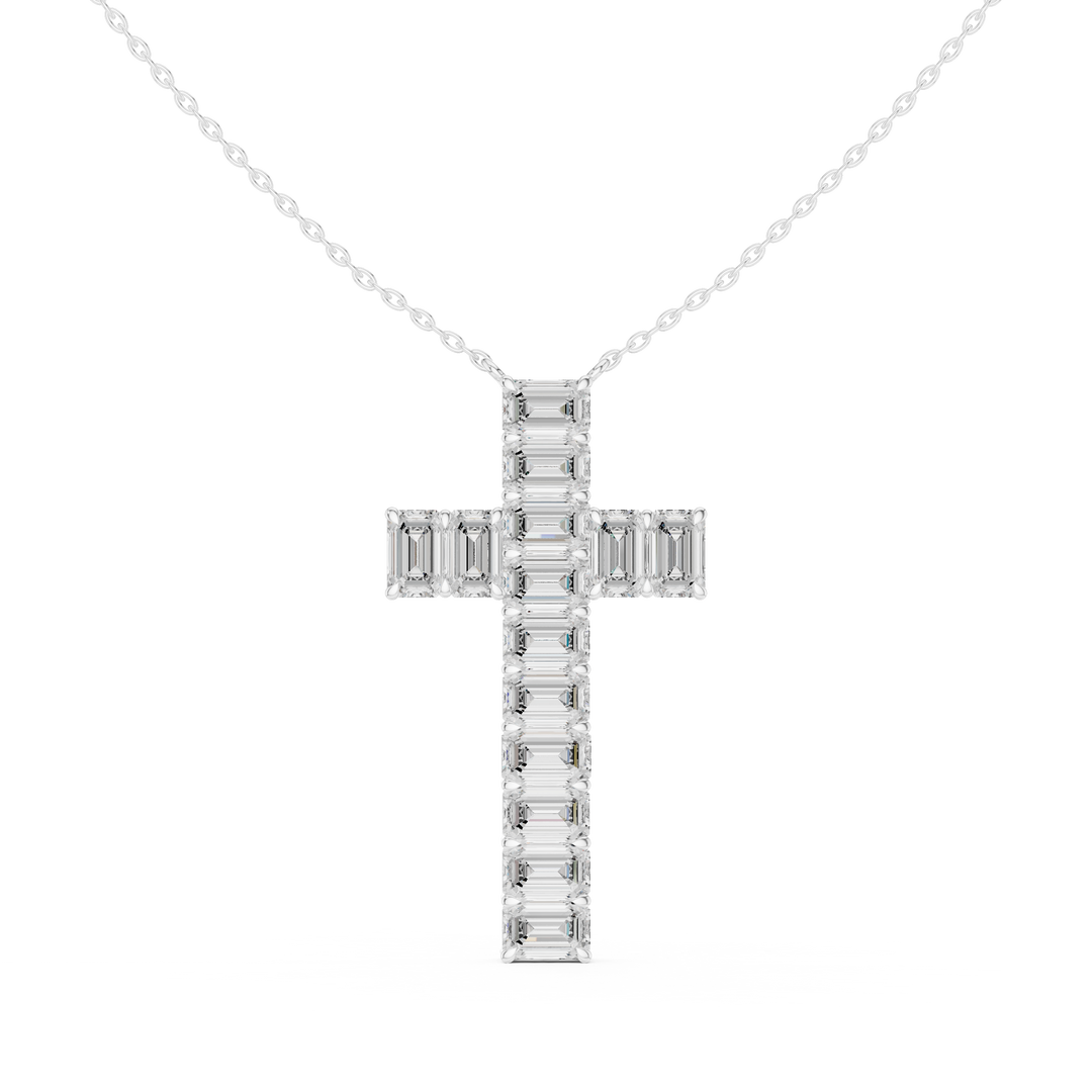 Diamond Cross Pendant — 7.00ct