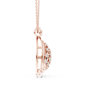 Tiered Triangle Pendant — 0.72ct
