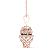 Basketball Hoop Pendant — 2.09ct