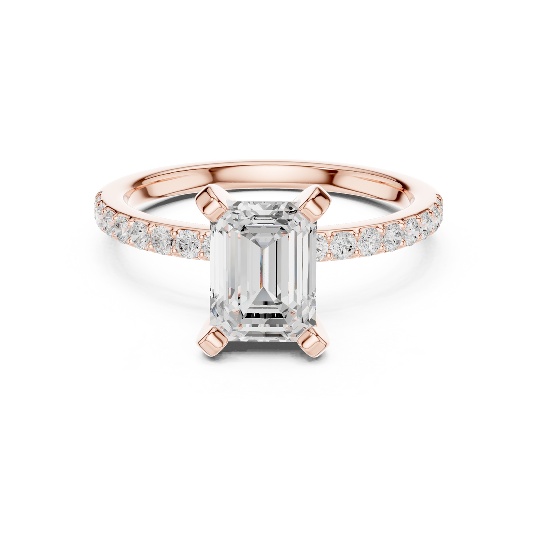 Eden 2.00ct Emerald Cut Diamond Ring