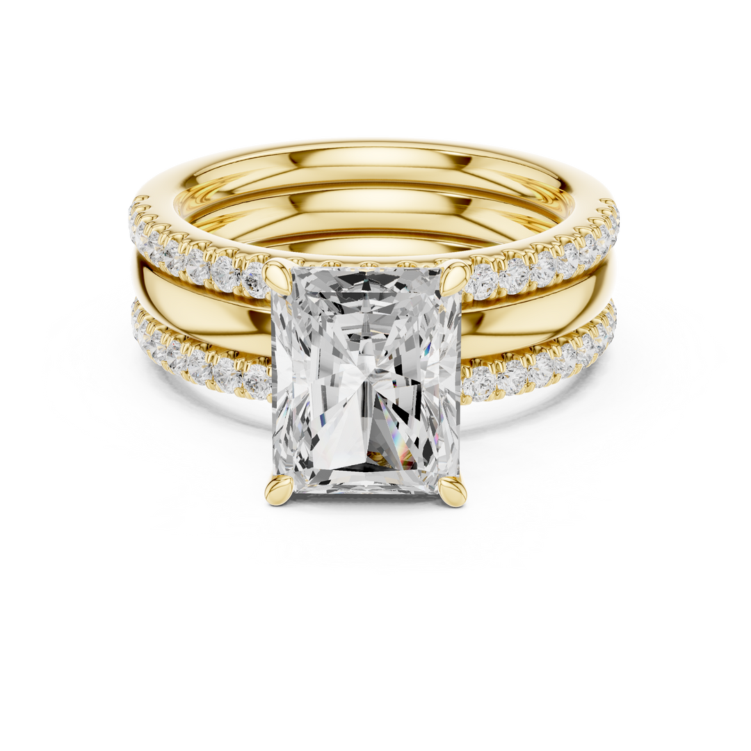 Titan 3.43ct Radiant Cut Diamond Ring