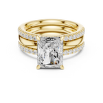 Load image into Gallery viewer, Titan 3.43ct Radiant Cut Diamond Ring
