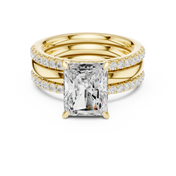 Titan 3.43ct Radiant Cut Diamond Ring
