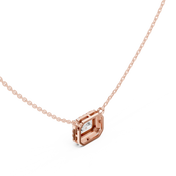Cushion Halo Pendant — 2.24ct