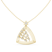 Tiered Triangle Pendant — 0.72ct
