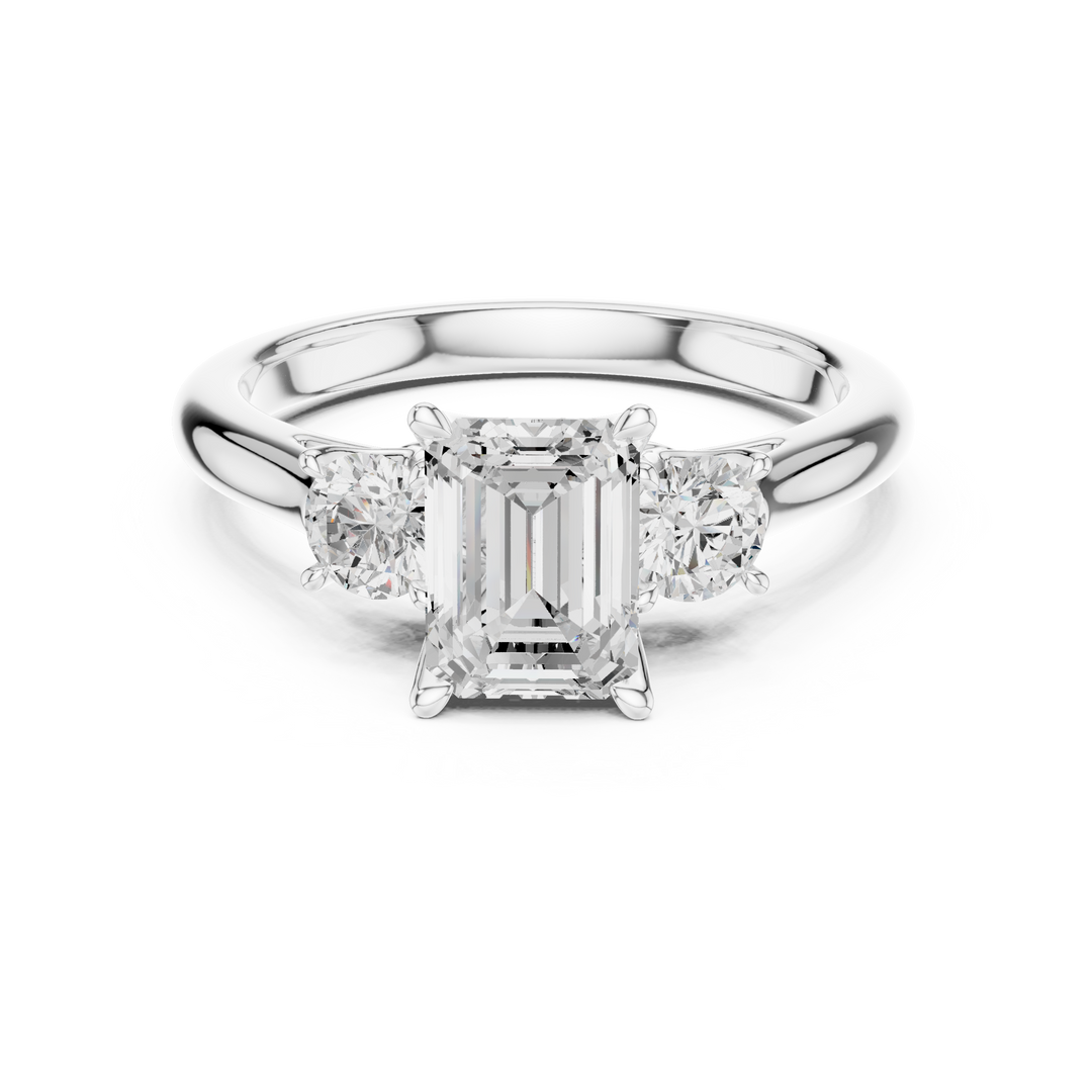 Palazzo 1.50ct Emerald Cut Diamond Ring