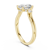 Belle Oval Diamond Solitaire Ring