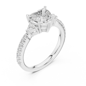 Amour Heart Cut Diamond Ring