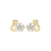 Nora Diamond Solitaire Stud Earrings