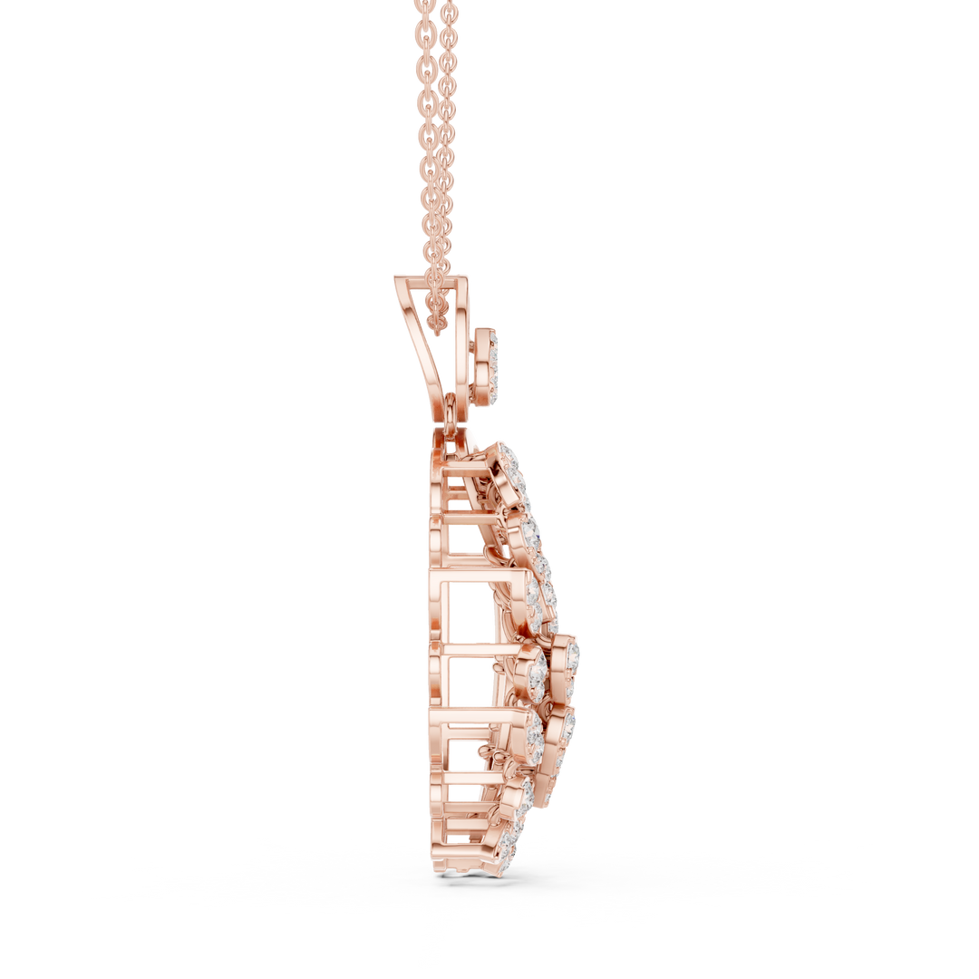 Cascading Oval Pendant — 1.06ct