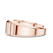 Angular Channel Mens Ring — 0.95ct