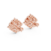 Jyoti Diamond Halo Stud Earrings
