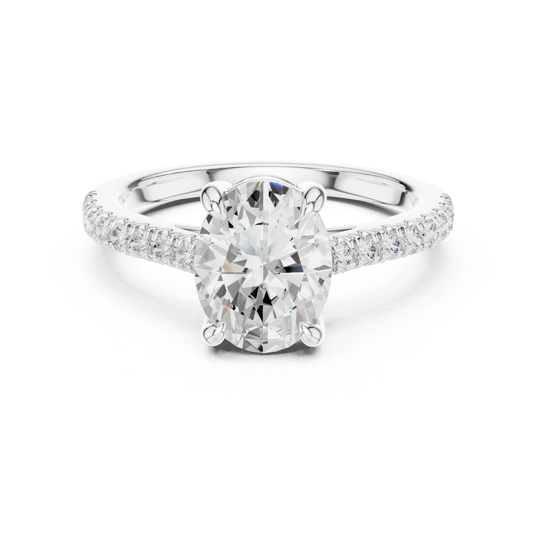 Elara 2.00ct Oval Diamond Engagement Ring