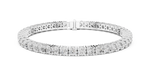 Load image into Gallery viewer, Clasp Tennis Bracelet — 7.42ct
