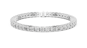 Clasp Tennis Bracelet — 7.42ct